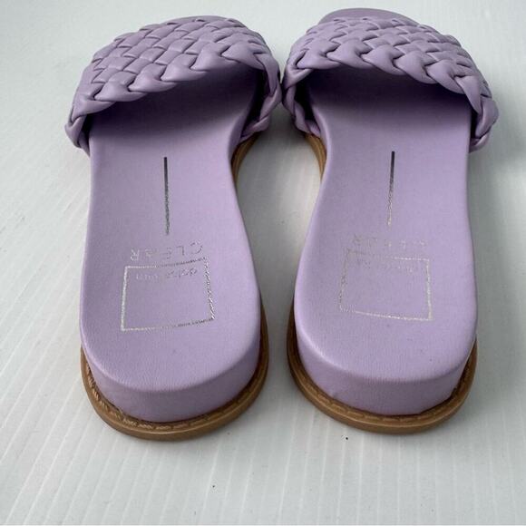 Dolce Vita Grazie basket weave slide sip on sandals lilac size 9.5 purple - Picture 6 of 11
